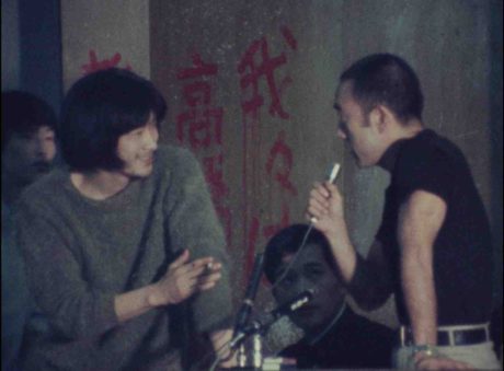 Mishima engages with student Masahiko Akuta, now a respected theatrical impresario and actor