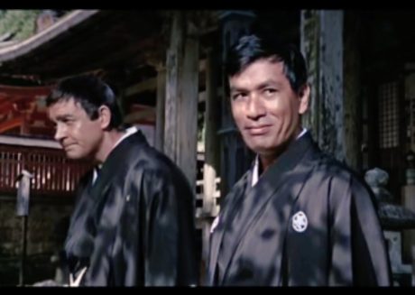 Bond and Tiger at Bond's arranged marriage to Kissy Suzuki